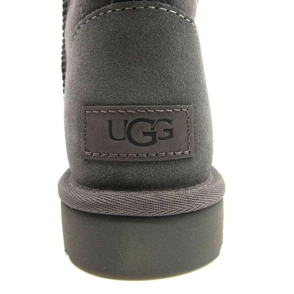 UGG CLASSIC MINI II SHEEPSKIN BOOTS IN GREY SZ 6 - Picture 7 of 8